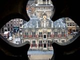 View of the Stadhuis in Delft from the Dom